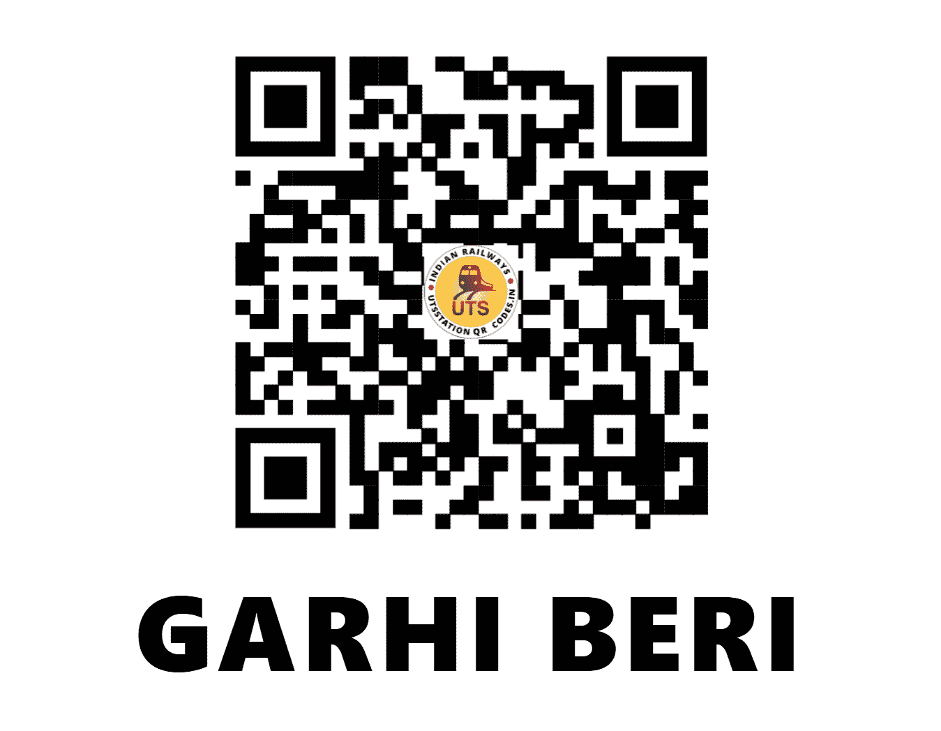 UTS QR Code for GARHI BERI - GBPM (NC - UTTAR PRADESH)
